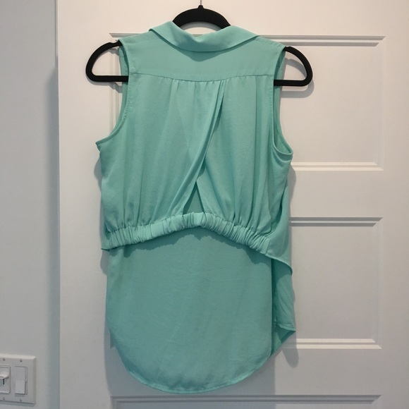 Maeve Mint Layered Blouse - Picture 3 of 5