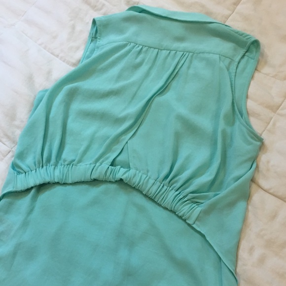 Maeve Mint Layered Blouse - Picture 4 of 5