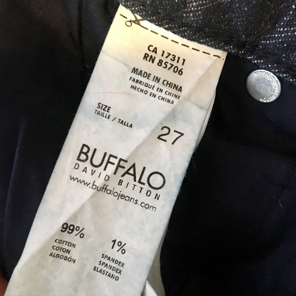 Buffalo | "Jazz Skinny" blue leopard print jeans - Picture 7 of 7