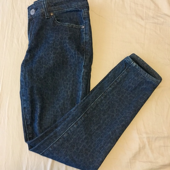Buffalo | "Jazz Skinny" blue leopard print jeans - Picture 2 of 7