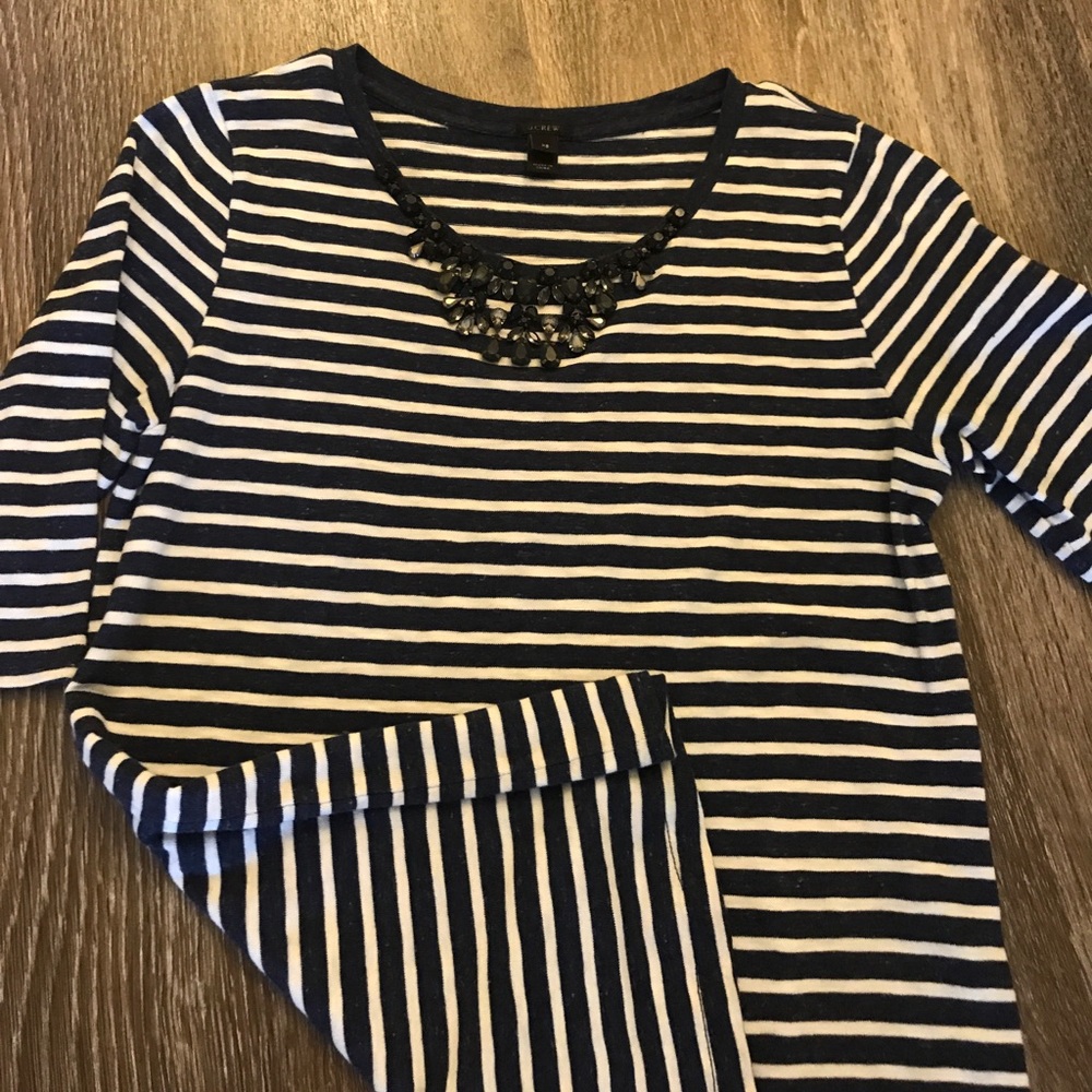 J.Crew Perfect fit embellished top