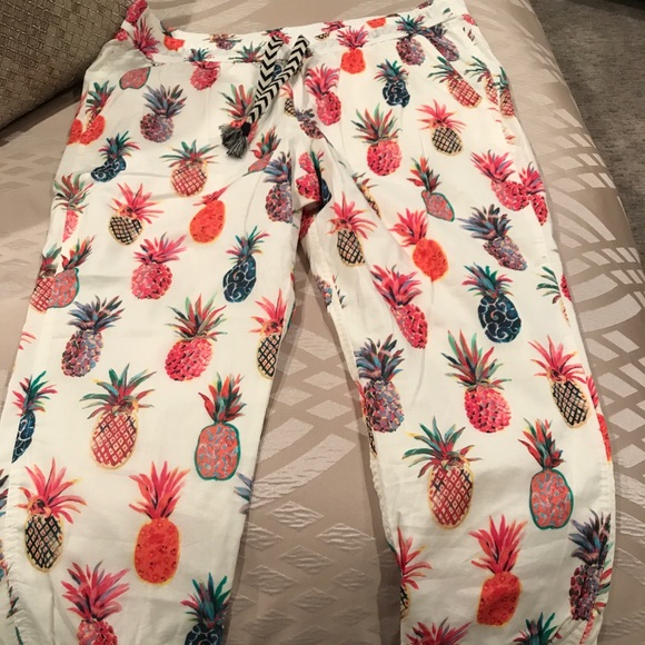 pineapple tracksuit bottoms