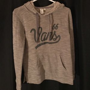 Vans gray knitted hoodie