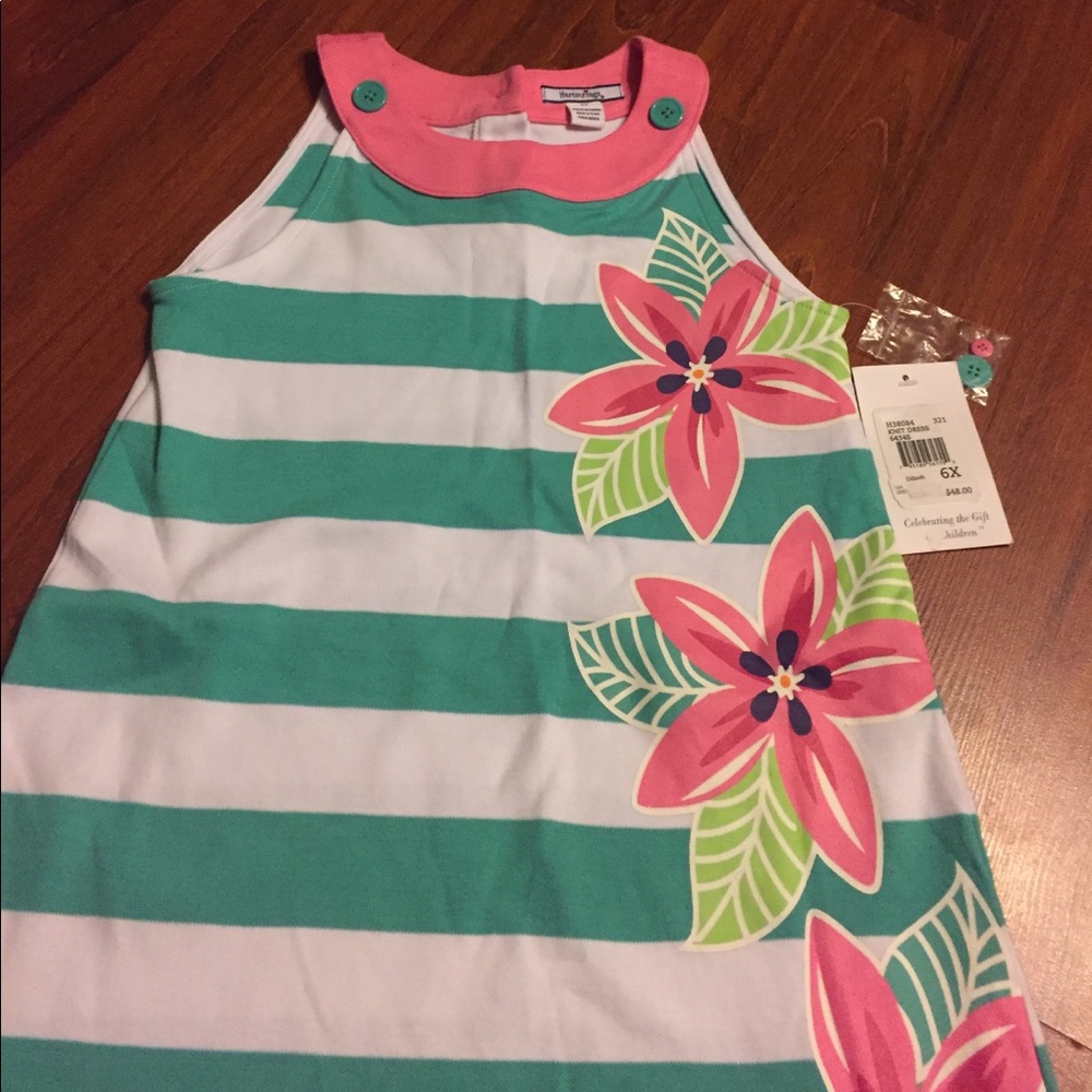 Girls Hartstrings flower dress size 6X