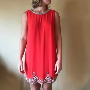 Coral dress