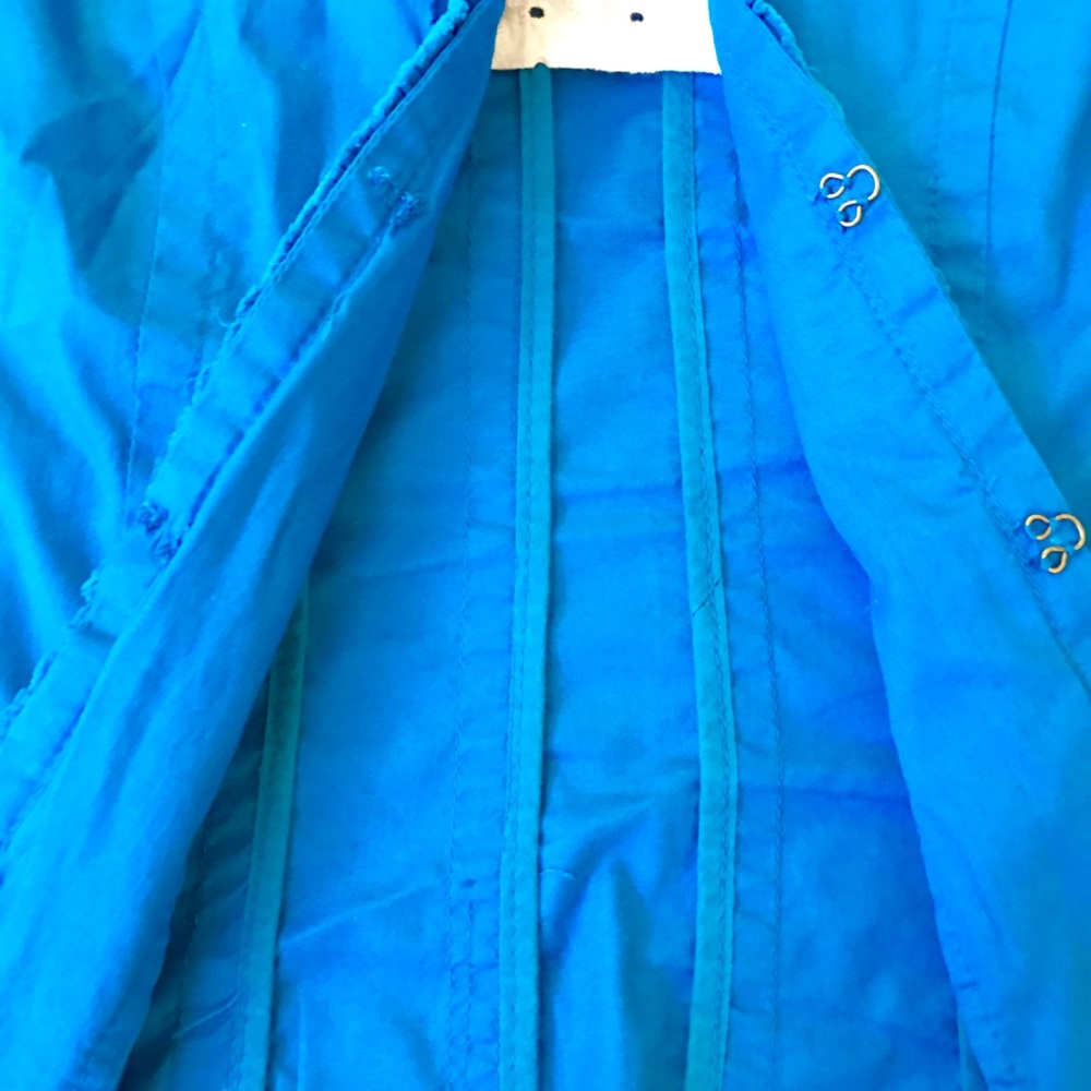 Blue Ruffle Jacket - Picture 6 of 7