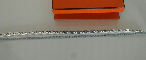 HERMES  WHITE GOLD NECKLACE - Picture 5 of 10