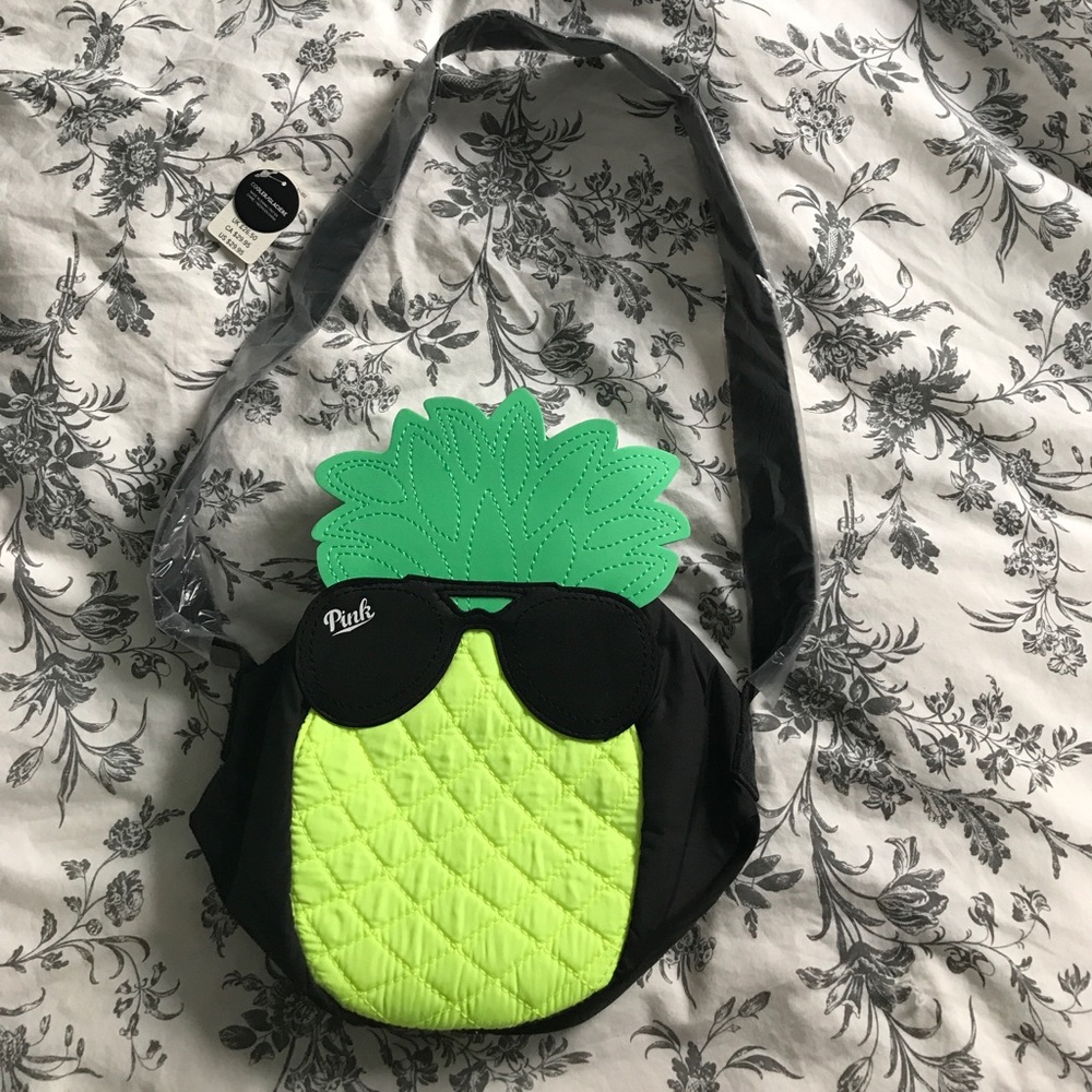Pink Pineapple cooler handbag