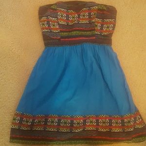 Silence and Noise Tribal Print Dress