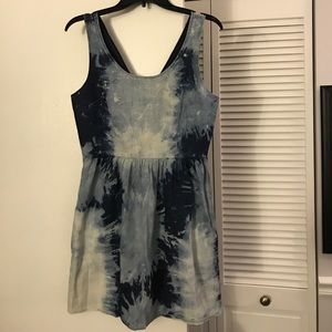 American Eagle tie dye denim dress