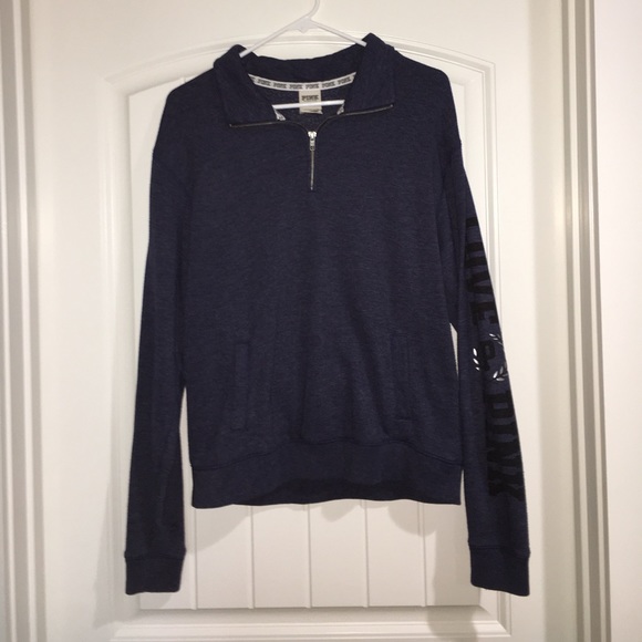PINK Victoria's Secret Tops - PINK VS Half Zip Pullover