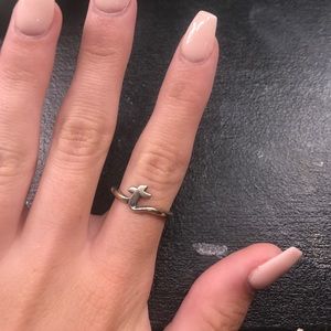 James Avery Initial "T" Ring