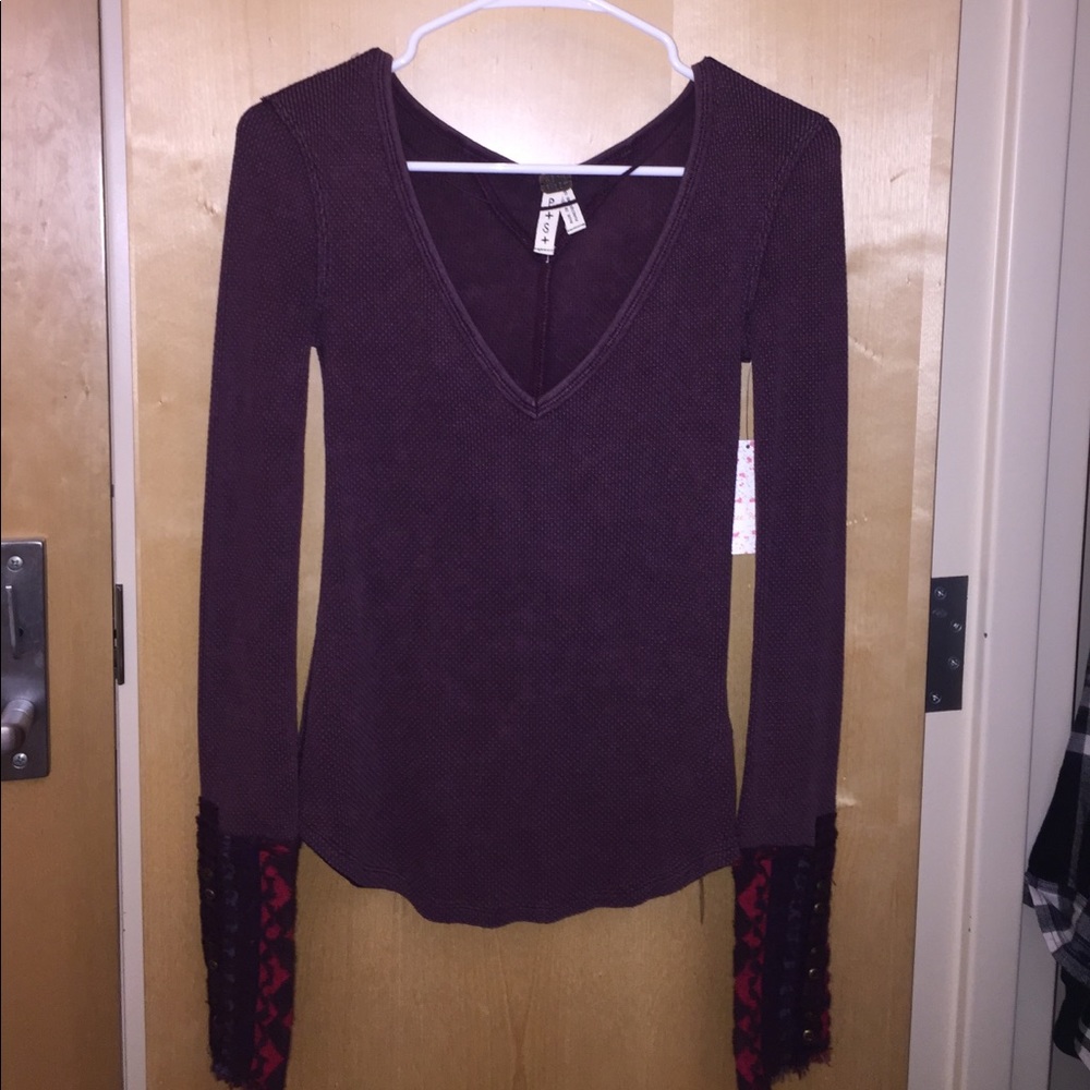 NWT Free People Thermal Long Sleeve
