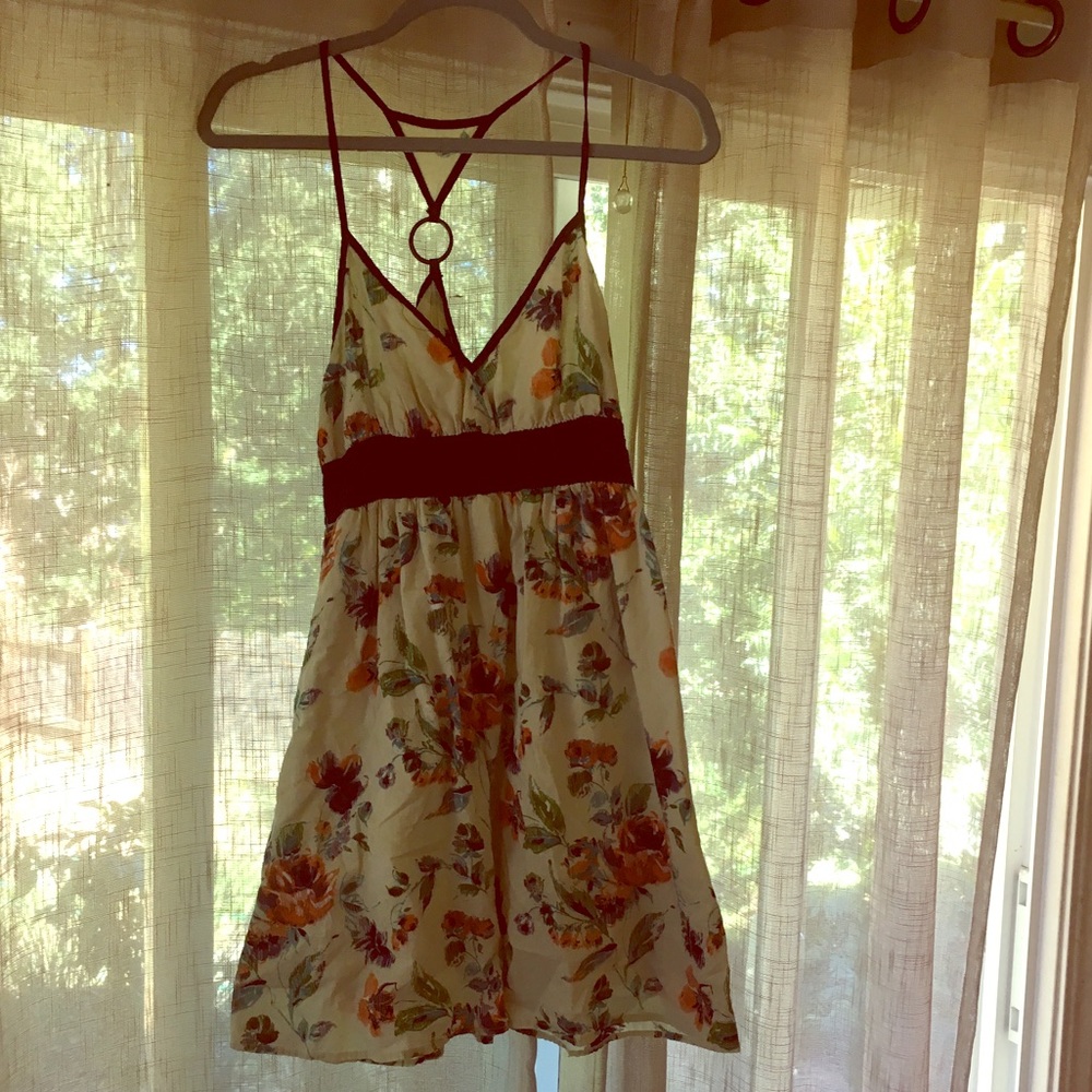 Adorable flower printed dress