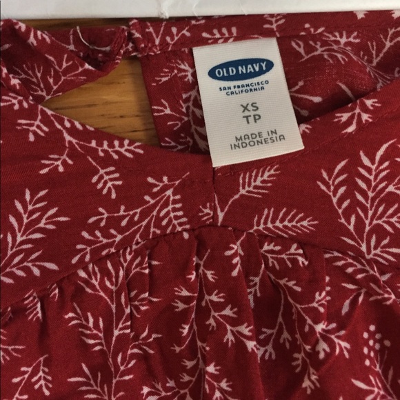 Red fall blouse - Picture 2 of 5