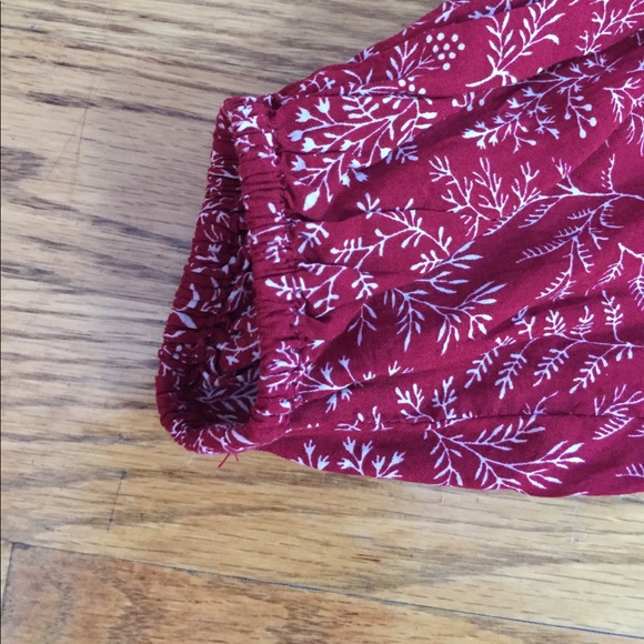 Red fall blouse - Picture 4 of 5