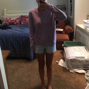 Purple sweatshirt