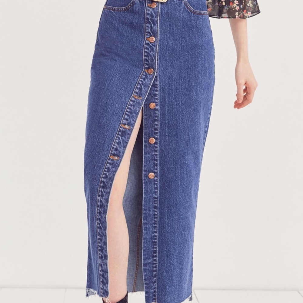 Urban outfitters Long Denim Skirt