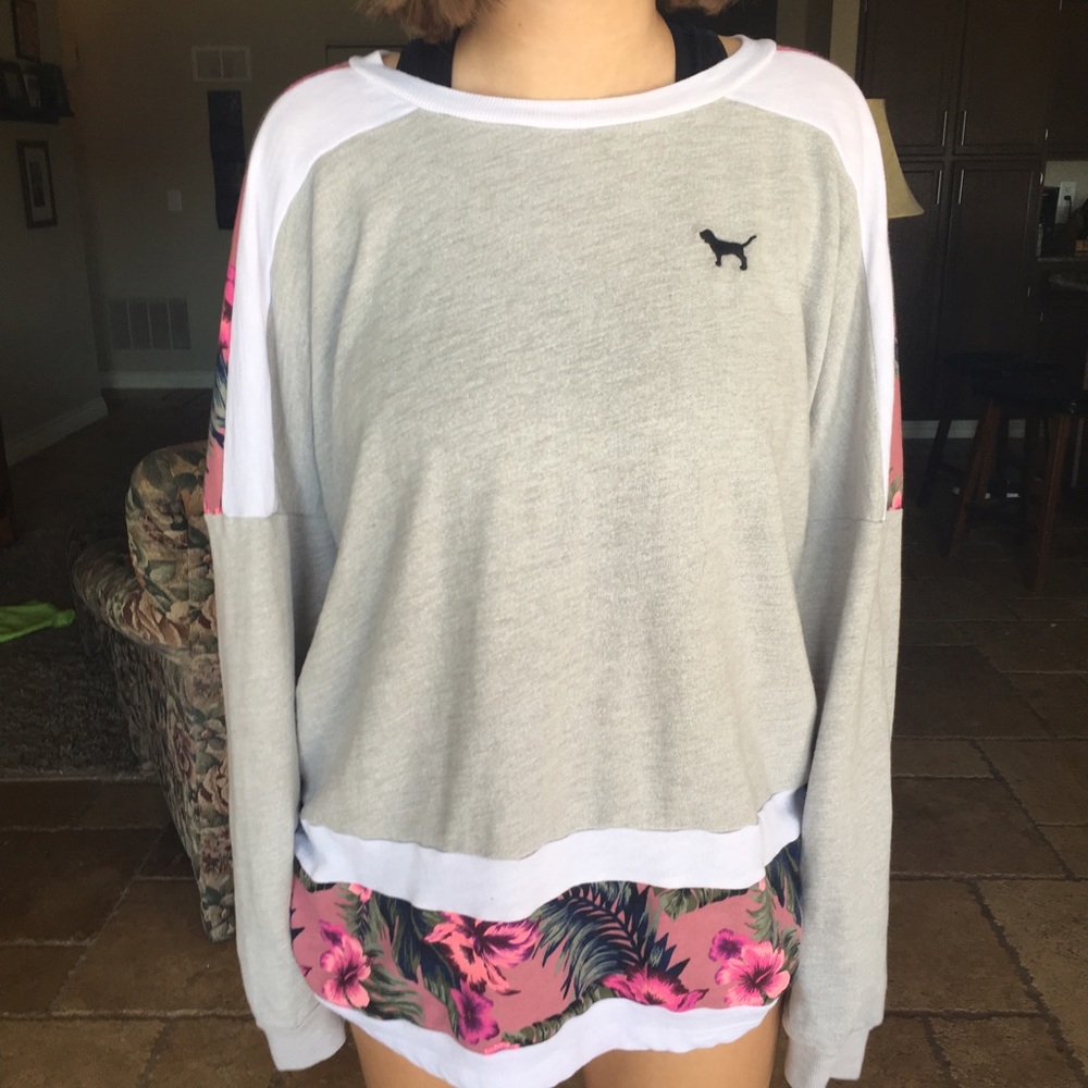 Victoria Secret Pink Campus long Sleeve Crew