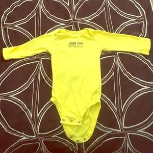 Carter's Long Sleeve Onesie