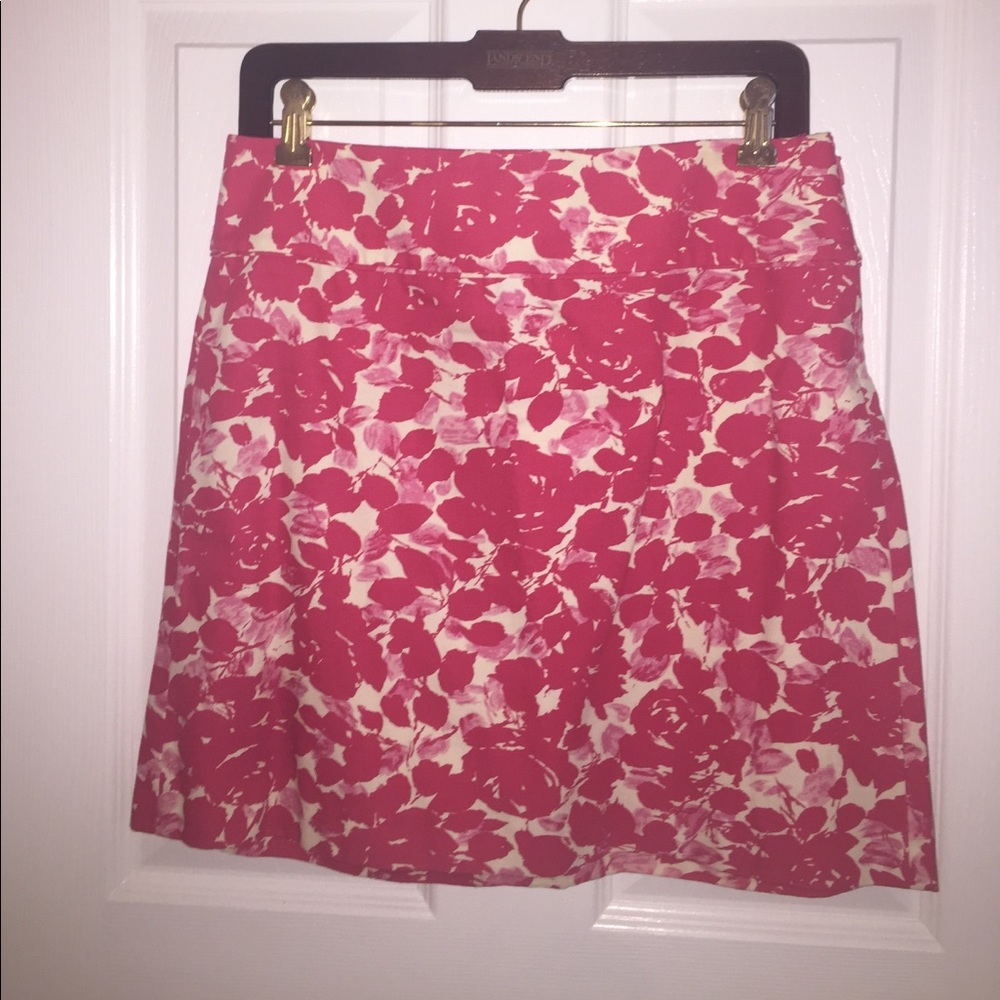 Printed J.Crew simple A-line skirt