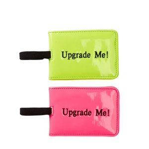 5 for $25 -- "Upgrade Me!" Luggage Tags (Set of 2)