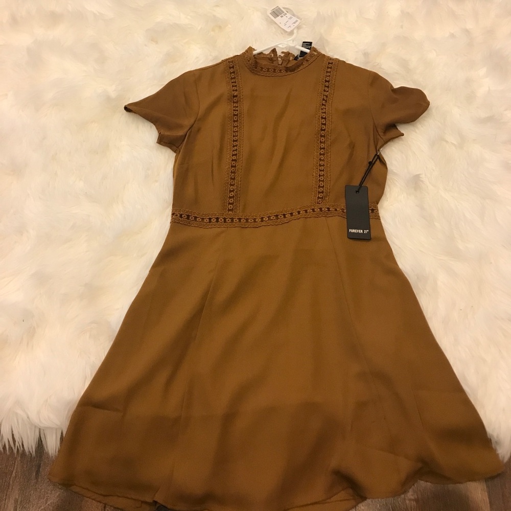 Brown forever 21 dresss