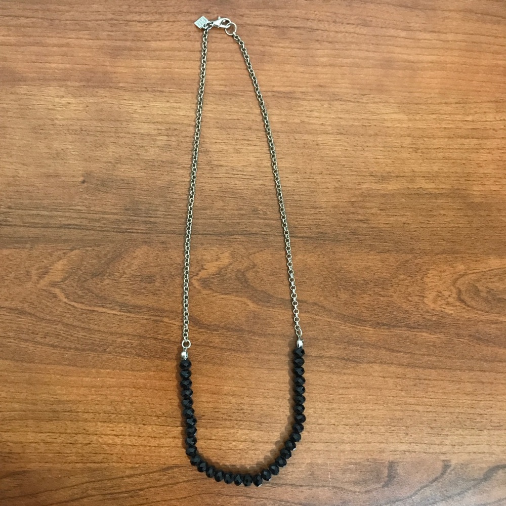Banana Republic Black and Gold Necklace