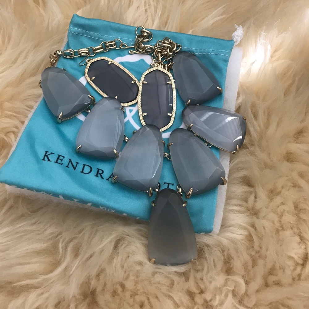 Kendra scott Slate cats eye Harlow Daniel earrings