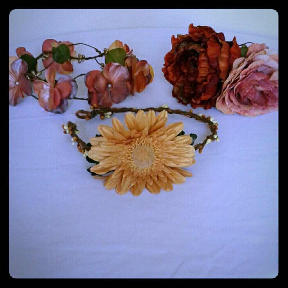 Boho Wedding Festival head wreaths