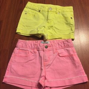 Girls shorts size medium and 8