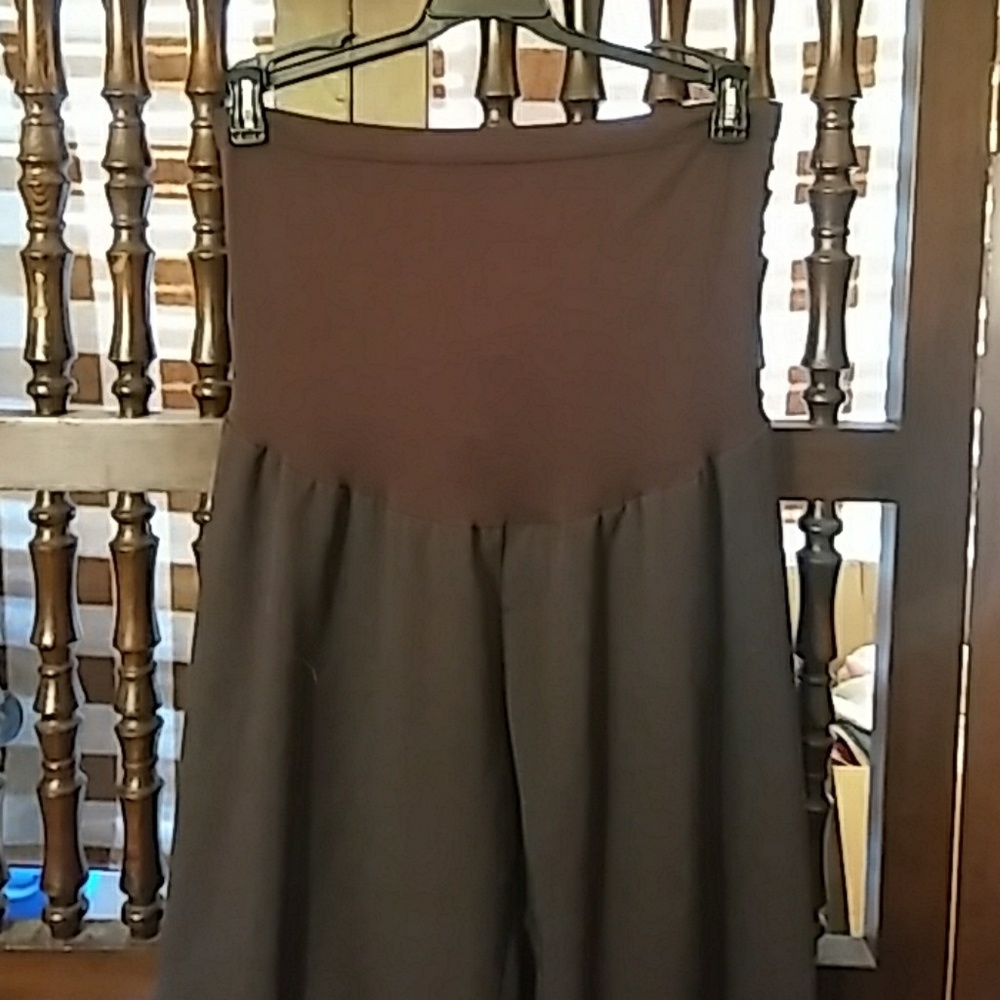 Brown maternity pants, size XL