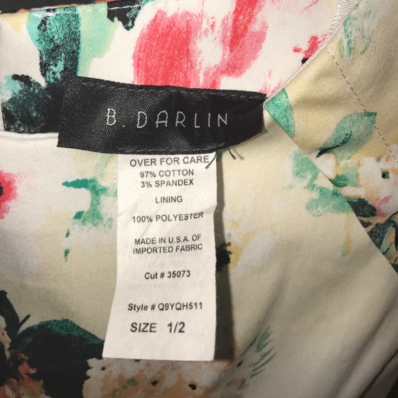 B. Darlin floral shift dress - Picture 3 of 3