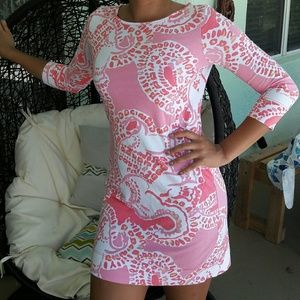 Pink elephant dress