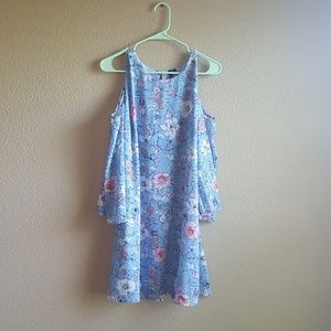 Target // Floral Cold-shoulder Dress