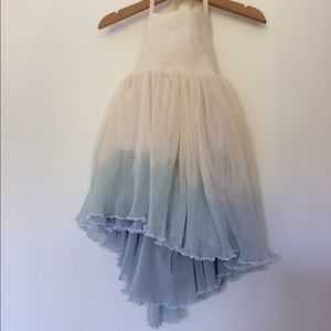 Boho high low custom baby dress