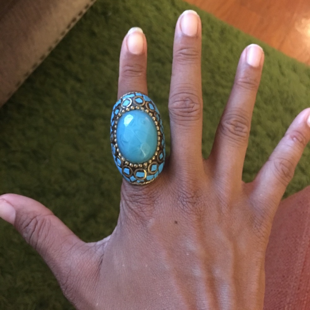 Turquoise statement ring