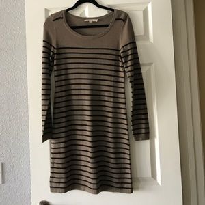 Long sleeved sweater dress