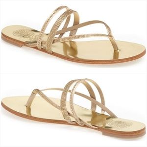 Vince Camuto "Evora" Sandal in Gold