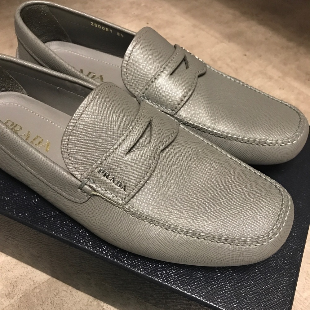 Men Prada Milano Loafers Sz 8.5
