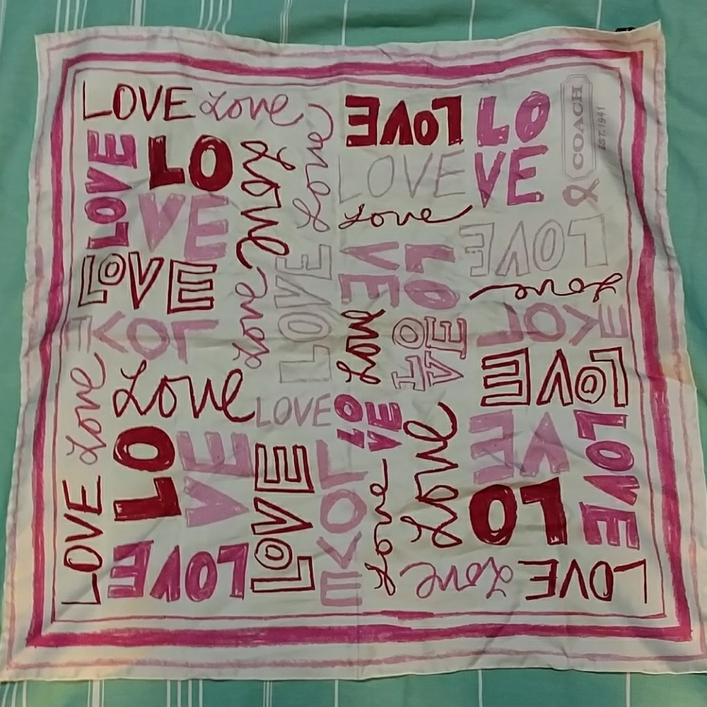 Coach Silk Scarf
