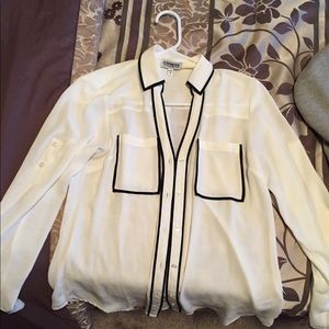 Express white blouse