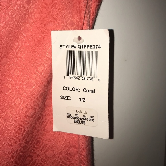 B Darlin Coral Shift Dress - Picture 4 of 4