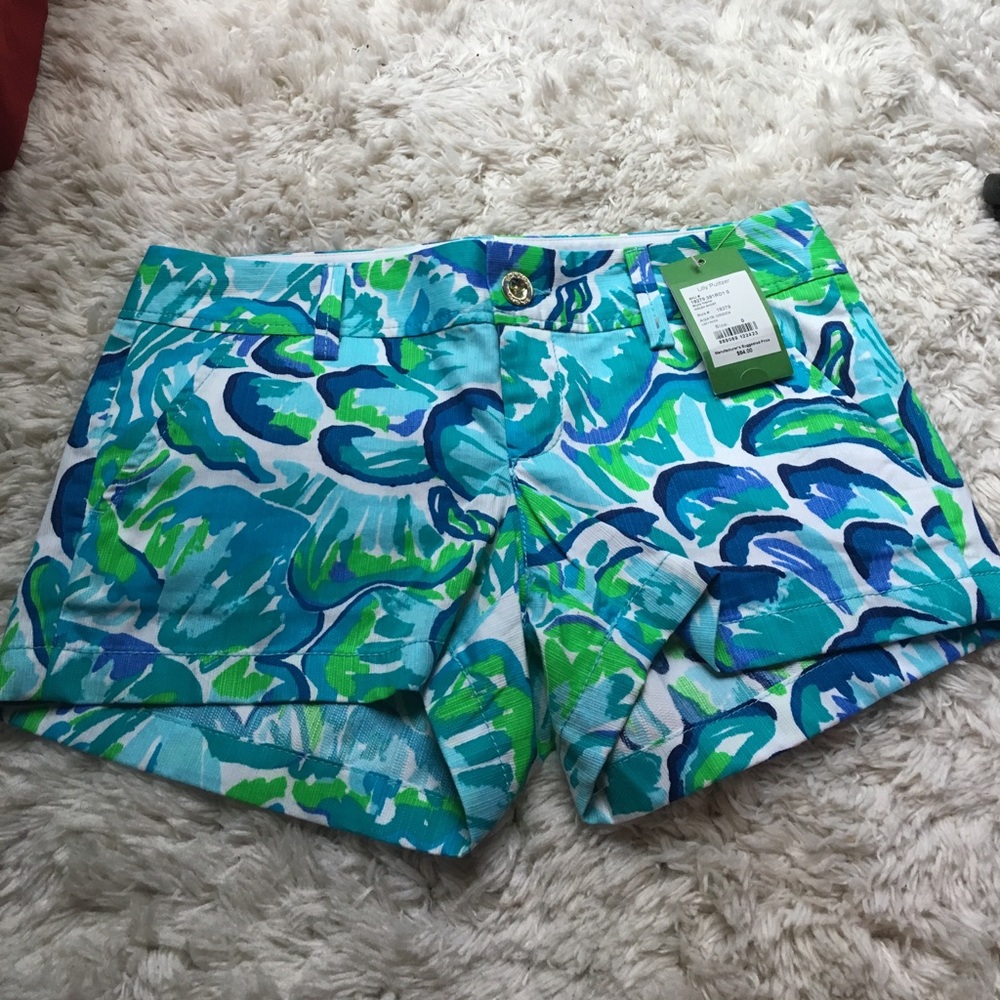 NWT Lilly pulitzer Walsh shorts size 0, XS