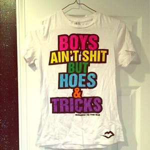 Married to the mob tee sz S