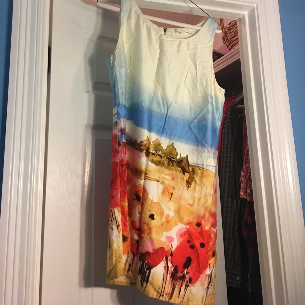 Printed mini dress