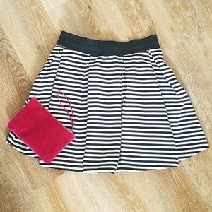 Pinstripe skirt