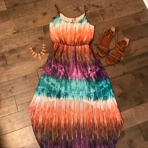Sale - High Low Eyeshadow Dress - Medium