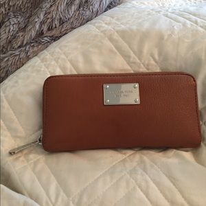 Michael Kors Chestnut Leather Wallet