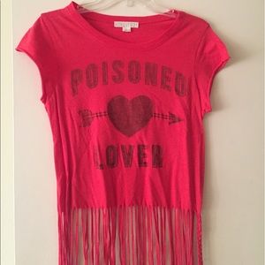 Fringe t shirt